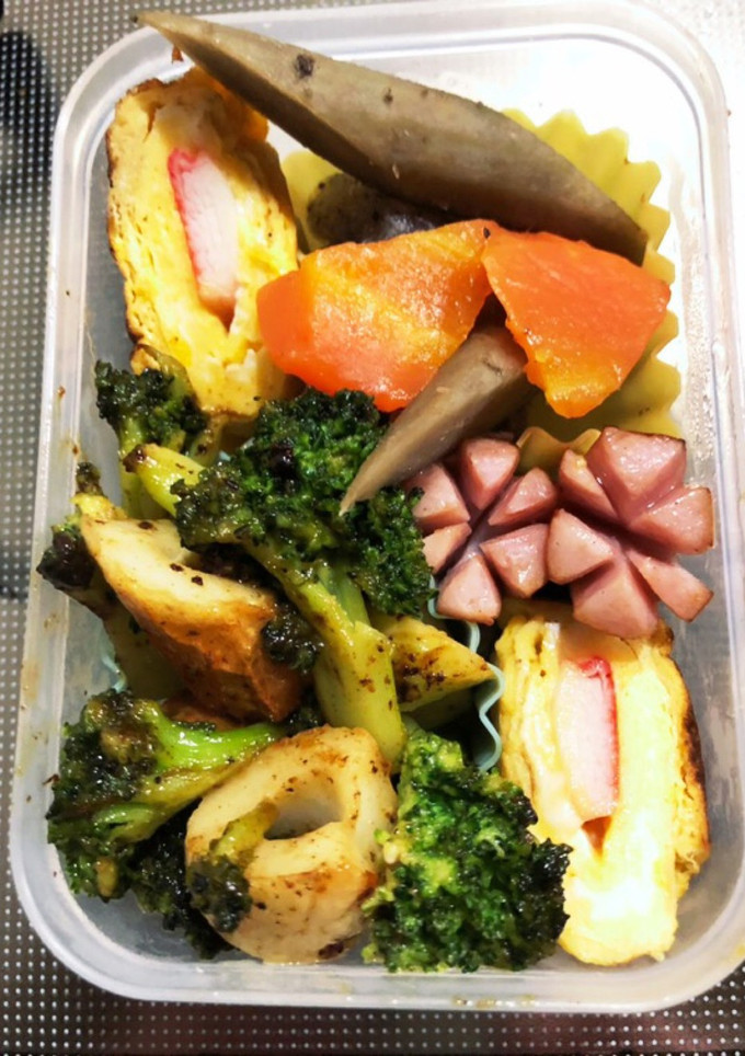 ブロッコリーとちくわのマヨカレー炒め-レシピのメイン写真
