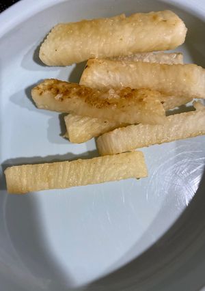 離乳食完了期〜幼児食に！長芋麺つゆ焼き-レシピのメイン写真