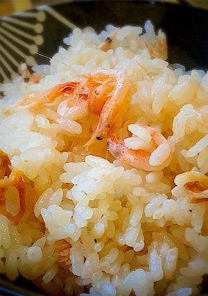 春ごはん！桜エビと帆立貝ひもご飯-レシピのメイン写真