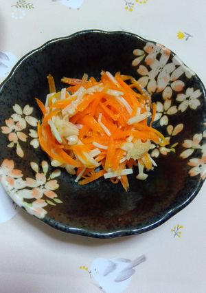 にんじんとえのきだけのさっぱりサラダ-レシピのメイン写真