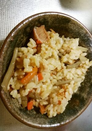 きんぴらリメイク炊き込みご飯-レシピのメイン写真