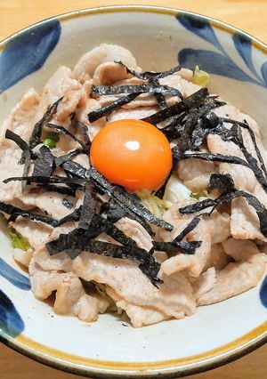 豚丼の春キャベツ合わせ-レシピのメイン写真