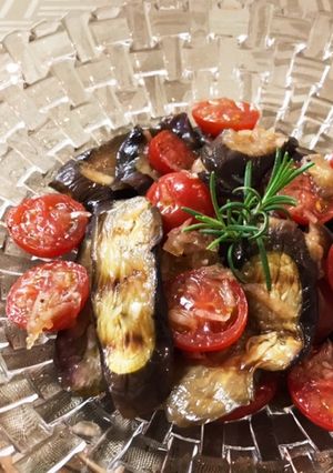 かんたん酢で茄子とトマトの和風マリネ-レシピのメイン写真