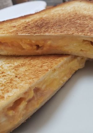 【簡単】フライパンホットサンド【減塩】-レシピのメイン写真