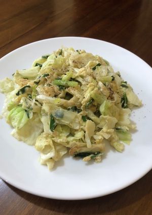 キャベツと分葱の中華風卵炒め-レシピのメイン写真