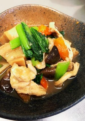 鶏肉の治部煮-レシピのメイン写真