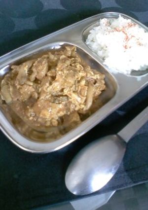 ★豚肉シメジのﾌﾟｰﾊﾟｯﾎﾟﾝｶﾘｰ風-レシピのメイン写真
