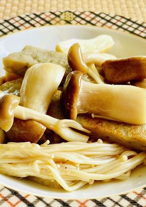 きのことじゃこ天の炒め物-レシピのメイン写真