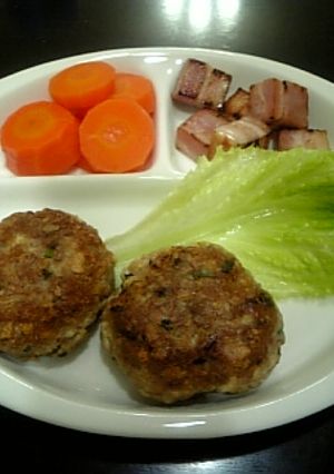 節約☆ふわふわ豆腐ハンバーグ-レシピのメイン写真