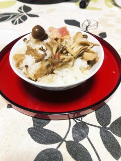 きのこ、混ぜごはん-レシピのメイン写真
