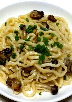 牡蠣のオイル漬けでパスタ-レシピのメイン写真