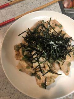 鶏胸肉の梅大葉和え-レシピのメイン写真