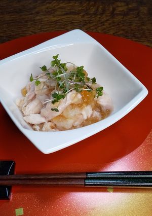 旨い～♪ささみと大根おろしのポン酢ジュレ-レシピのメイン写真