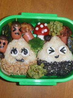 キャラ弁 くりさん、どんぐりさん-レシピのメイン写真
