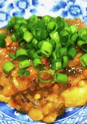腸活に♪♪めかぶ納豆梅やっこ-レシピのメイン写真