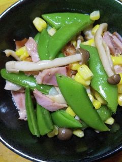 さやえんどうでサラダ-レシピのメイン写真