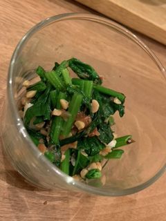 ほうれん草納豆和え-レシピのメイン写真