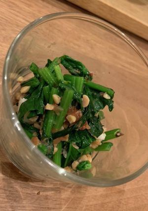 ほうれん草納豆和え-レシピのメイン写真