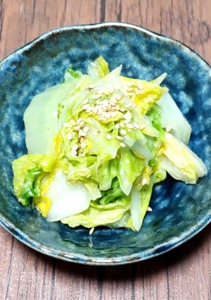 今夜の晩御飯に♪ごま油香る白菜のだし炒め-レシピのメイン写真