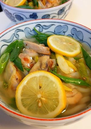 鶏塩レモンうどん-レシピのメイン写真