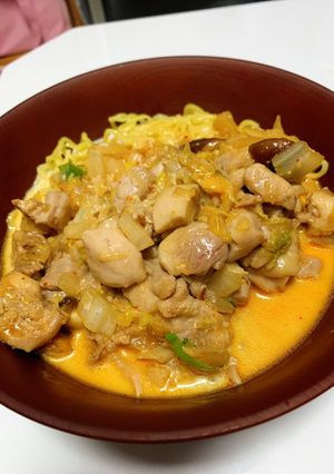 ジャージャーみるく麺！！-レシピのメイン写真