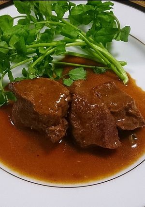 絶品♪　牛タンの赤ワイン煮込み-レシピのメイン写真