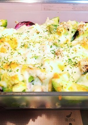 ビーツとアボカドのチーズ焼き-レシピのメイン写真