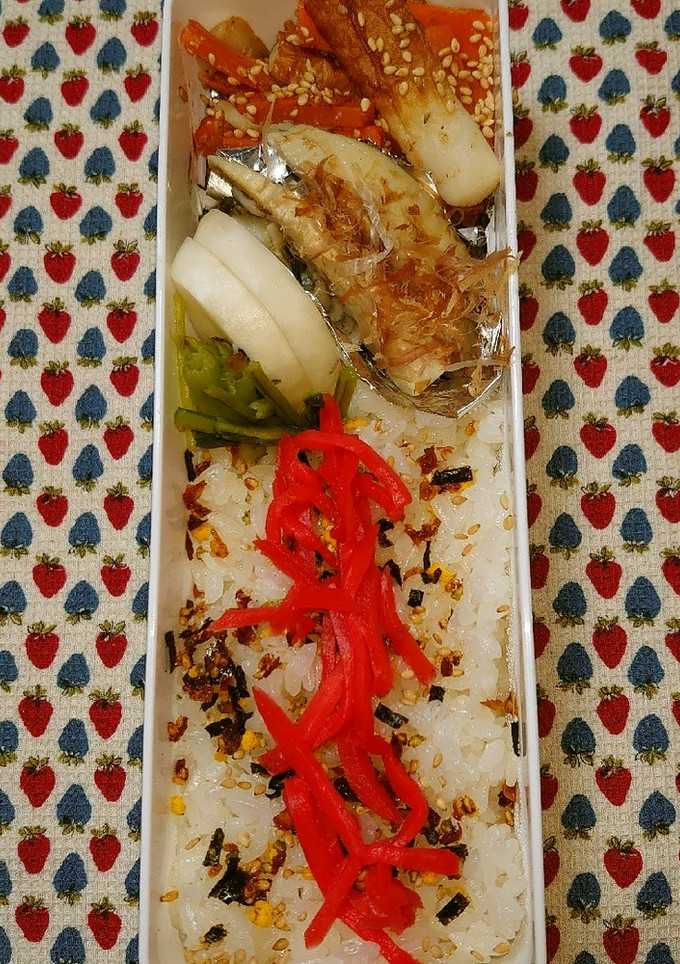 ヨウサマの減塩なすと筍のあんかけ弁当-レシピのメイン写真