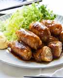 切り干し大根の肉巻き生姜焼き