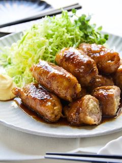 切り干し大根の肉巻き生姜焼き-レシピのメイン写真