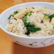 筍としらすの炊き込みご飯