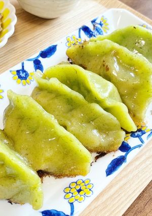 ほうれん草の米粉餃子　ザワークラウト入り-レシピのメイン写真