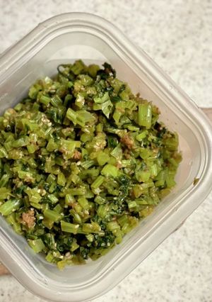 これさえあれば！カブに葉おつまみふりかけ-レシピのメイン写真