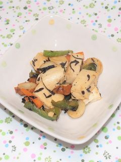 豆腐と芽ひじきの炒め煮-レシピのメイン写真