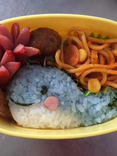 クジラ 可愛いお魚 キャラ弁-レシピのメイン写真