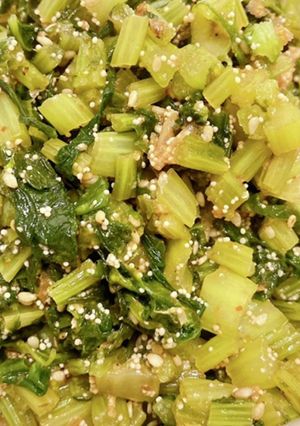 かぶの葉の明太子炒め【ご飯のお供】-レシピのメイン写真