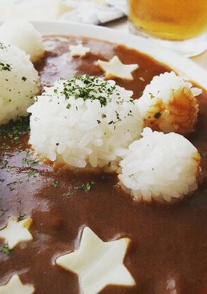 ミッキーご飯抜き型でミッキーカレー☆-レシピのメイン写真