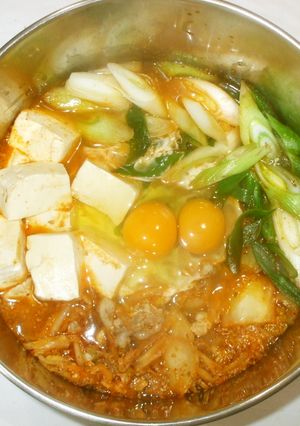 スンドゥブチゲスープ♪簡単半熟卵入り-レシピのメイン写真