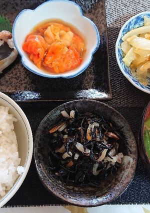 鱈ハラスの塩焼き朝御飯-レシピのメイン写真