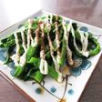 からし菜のマヨ醤油+七味和え