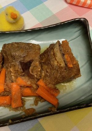 韓国風スペアリブの煮込み-レシピのメイン写真
