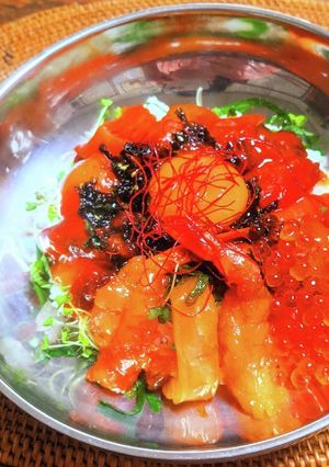 海鮮ビビンバ丼-レシピのメイン写真