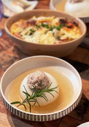 新玉ねぎのファルシ - 玉ねぎの肉詰め-レシピのメイン写真