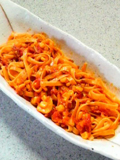アマトリチャーナのパスタ-レシピのメイン写真