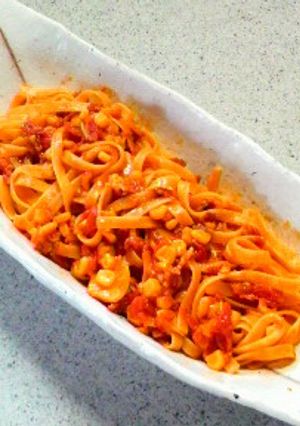 アマトリチャーナのパスタ-レシピのメイン写真