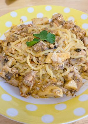 さばとキノコの生パスタ-レシピのメイン写真