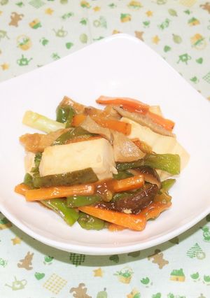 豆腐と椎茸の中華あんかけ-レシピのメイン写真