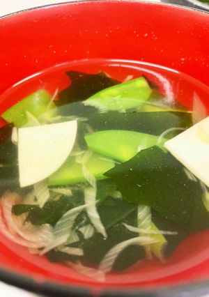 わかめと蒲鉾のお吸物-レシピのメイン写真