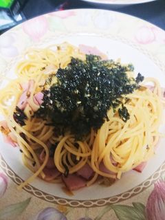 ☆ベーコンと高菜のガリバタ和風パスタ-レシピのメイン写真