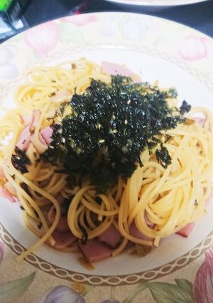 ☆ベーコンと高菜のガリバタ和風パスタ-レシピのメイン写真